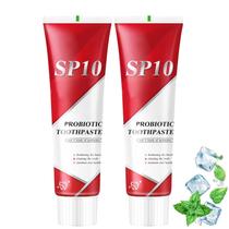 Creme Dental WESUN SP 10 Probiótico Clareador 2 Unidades Creme Dental WESUN SP 10 Probiótico Clareador 2 Unidades