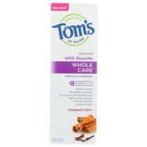 Creme dental Wholecare Cravo 4 Oz da Tom's Of Maine (pacote com 6)