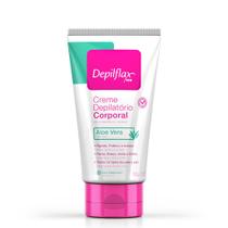 Creme depilatorio Corporal Aloe Vera e Vitamina E Depilflax Rapido, Pratico e Indolor