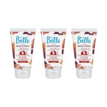 Creme Depilatorio Depil Bella Facial Roma 40G - Kit Com 3Un