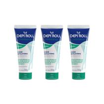 Creme Depilatorio Depiroll 100G Corpo Pelos Grossos - 3Un