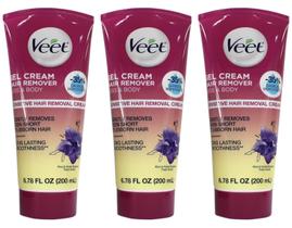 Creme Depilatório em Gel Veet 600 ml, pacote com 3 Creme Depilatório em Gel Veet 600 ml, pacote com 3