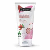 Creme Depilatório Facial Argila Branca e Rosa Mosqueta 40g - Depimiel