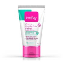 Creme Depilatório Facial com Aloe Vera Depilflax Indolor 50g