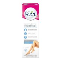 Creme Depilatório Veet Pure Fresh Pele Sensível 100Ml