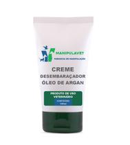 Creme desembaraçador sem enxágue óleo de argan para cachorro 140 gramas - ManipulaVet