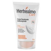 Creme Desodorante Antitranspirante Herbíssimo Bisnaga Care Coco E Vitamina C 55g Creme Desodorante Antitranspirante Herbíssimo Bisnaga Care Coco E Vitamina C 55g