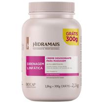 Creme Desodorante Hidramais Massagem Drenagem Linfática 1.8 kg + 300g grátis