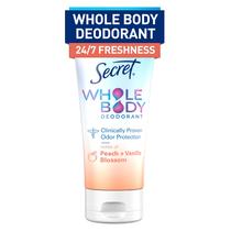 Creme desodorante Secret Whole Body Women, 90 ml, 72 horas de proteção