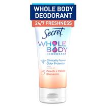 Creme desodorante Secret Whole Body Women, 90 ml, 72 horas de proteção