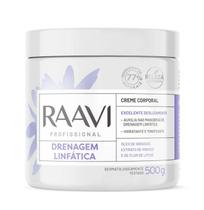 Creme Drenagem Linfática Raavi 500g com Hibisco e Girassol