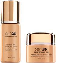 Creme e Sérum Anti-idade GLO24K com Ouro 24k Creme e Sérum Anti-idade GLO24K com Ouro 24k