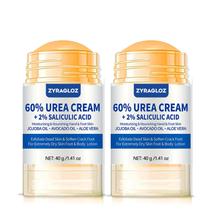 Creme em bastão de ureia ZyraGloz 60% com 2% de ácido salicílico, 2 unidades Creme em bastão de ureia ZyraGloz 60% com 2% de ácido salicílico, 2 unidades