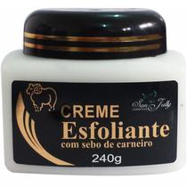 Creme Esfoliante Com Sebo de Carneiro 240g Para Pés Mãos Corpo - San Jully