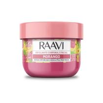 Creme Esfoliante Corporal E Facial Raavi Morango 200g Creme Esfoliante Corporal E Facial Raavi Morango 200g