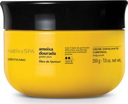 Creme Esfoliante Corporal Nativa Spa Ameixa Dourada 200g