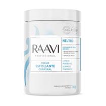 Creme Esfoliante Corporal Neutro Hidratante Vegano Raavi 1Kg