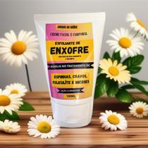 Creme Esfoliante de Enxofre 100g Foliculite, Clareamento, Trata Acne, Espinhas, Micoses