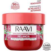 Creme Esfoliante Facial e Corporal Melancia Raavi 200g