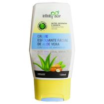 Creme Esfoliante Facial Vegano Aloe Vera Amêndoas 120Ml