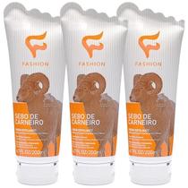 Creme Esfoliante Fashion Sebo de Carneiro Bisnaga 200ml Kit 3 Unidades Creme Esfoliante Fashion Sebo de Carneiro Bisnaga 200ml Kit 3 Unidades