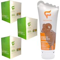 Creme Esfoliante Fashion Sebo de Carneiro Bisnaga 200ml Kit 36 Unidades