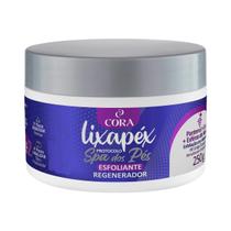 Creme Esfoliante Lixapéx com Pantenol Uva e Esfera de Nozes Cora 250g