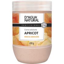 CREME ESFOLIANTE MÉDIA ABRASÃO APRICOT 650G D'agua natural