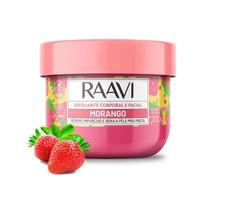 Creme esfoliante raavi 200g morango