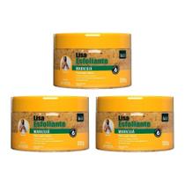 Creme Esfoliante Soft Hair 300G Biosoft Maracuja - Kit 3Un