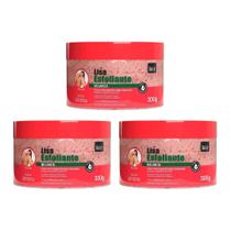 Creme Esfoliante Soft Hair 300G Biosoft Melancia - Kit 3Un