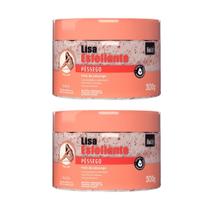 Creme Esfoliante Soft Hair 300G Biosoft Pessego - Kit C/2Un