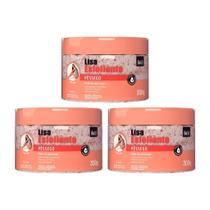 Creme Esfoliante Soft Hair 300G Biosoft Pessego - Kit C/3Un