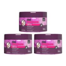 Creme Esfoliante Soft Hair 300G Lisa Biosoft Ameixa - 3Un