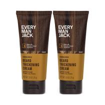 Creme Espessante de Barba Every Man Jack - 2 Pacotes com 80ml Cada