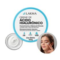 Creme Facial Ácido Hialurônico Rejucenescimento Lakma Pharma 100g