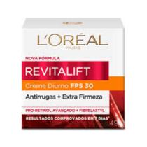 Creme Facial Anti-idade L'Oréal Paris Revitalift Pro-Retinol Diurno FPS 30 49g - loreal paris