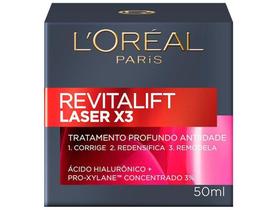 Creme Facial Anti-idade LOréal Paris - Revitalift Laser X3 Diurno 50ml