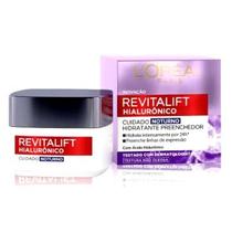 Creme Facial Antiidade LOréal Paris Revitalift Hialurônico Noturno, 49g