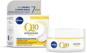 Creme Facial Antissinais Dia Nivea Q10 Plus FPS30 52g