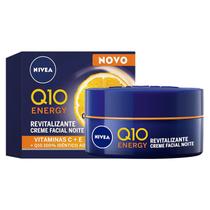 Creme Facial Antissinais Noite Q10 50g + Vitamina C e E Mais Firmeza e Elasticidade +48h de Hidratação Pele Extra Seca - Nivea