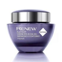 Creme Facial Avon Renew Platinum FPS 25 Dia 50g 55+