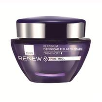 Creme Facial Avon Renew Protinol Platinum Noite 50g Creme Facial Avon Renew Protinol Platinum Noite 50g