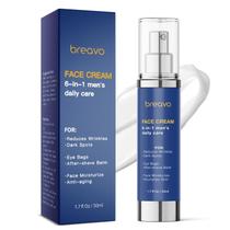 Creme Facial Breavo 6 em 1 Hidratante Antienvelhecimento para Homens 50mL Creme Facial Breavo 6 em 1 Hidratante Antienvelhecimento para Homens 50mL
