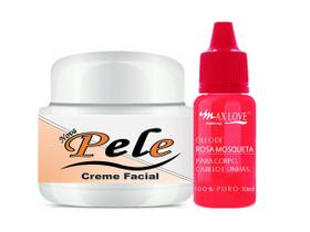 Creme Facial Clareador Nova Pele Melasma, Rosa Mosqueta 100%