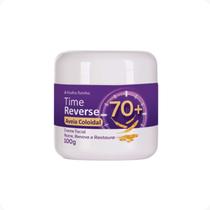 Creme Facial Com Aveia Coloidal Nutre Renova Restaura 70 Time Reverse Abelha Rainha 100g REF 4442