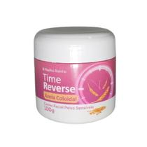 Creme Facial Com Aveia Coloidal Para Peles Sensíveis Time Reverse Abelha Rainha 100g