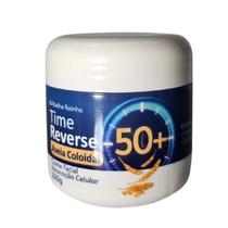 Creme Facial Com Aveia Coloidal Renovação Celular 50+ Time Reverse Abelha Rainha 100g