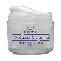 Creme Facial com Colágeno e Elastina Preveni o Envelhecimento Precoce da Pele e Evita o Ressecamento LUCY'S Creme para o