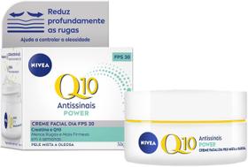 Creme Facial Dia Antissinais Nivea Q10 Plus FPS30 50g